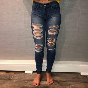 PacSun Tight Ripped Jeans